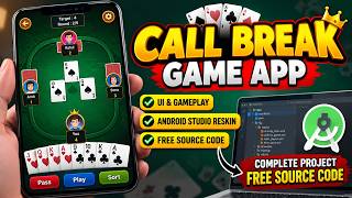 Call Break Game App in Android Studio | Gameplay, Reskin Tutorial & Free Source Code | MakeEasy screenshot 3