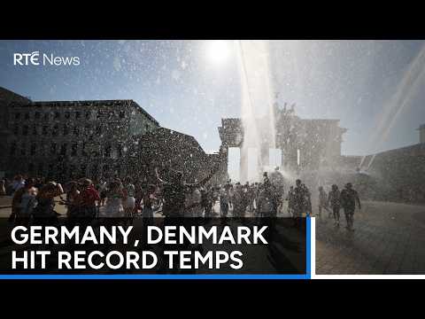 Video European heatwave moves east as Germany sees highs over 40C | RTÉ News