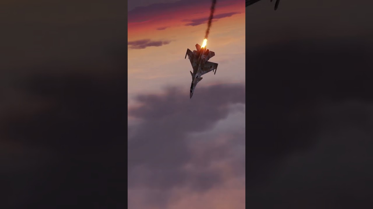 Su-33 getting rained on | DCS | Dogfight | Digital Combat Simulator 