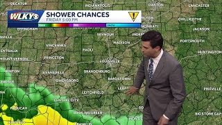 Showers for some, warm and dry for many