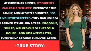 At Christmas Dinner My Sister Shouted “Go Live in the Streets” — She Had No Idea I Was a Millionaire