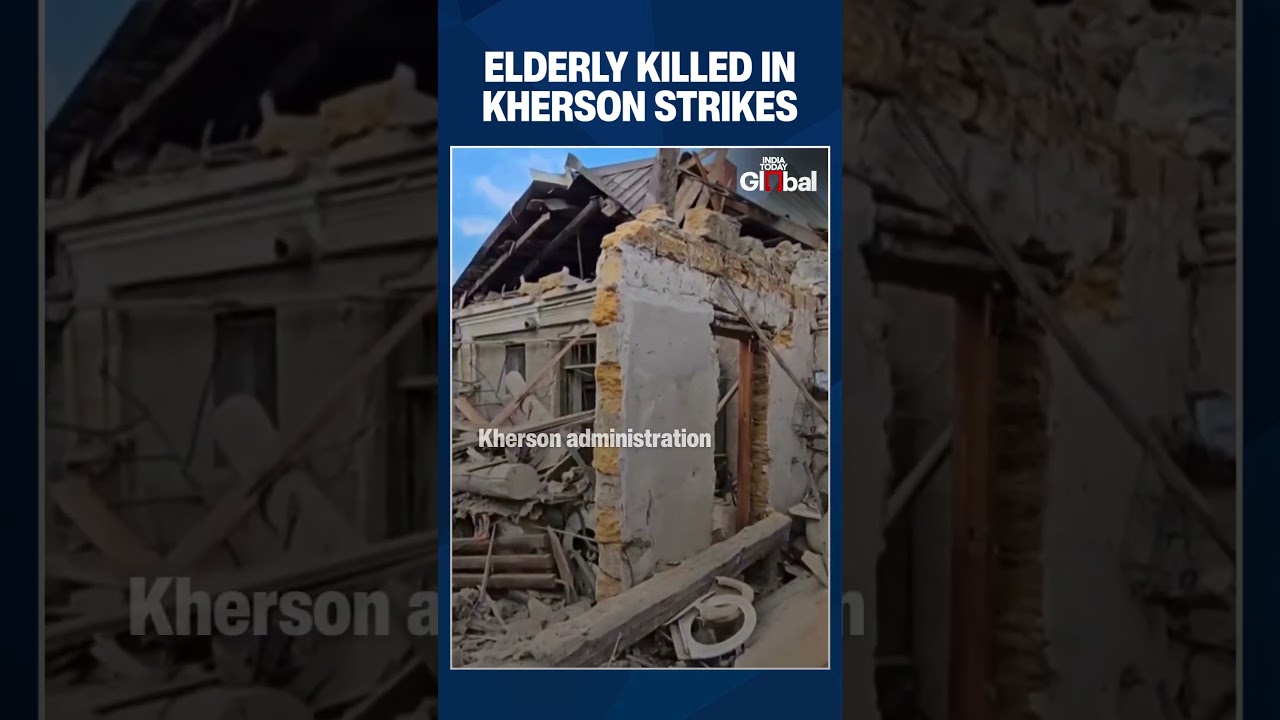 Two Elderly Civilians Killed in Russian Attacks on Kherson | Ukraine War