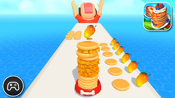 Pancake Run - Gameplay Walkthrough Part 71 - Puzzle Game Levels 434-438 (iOS, Android)
