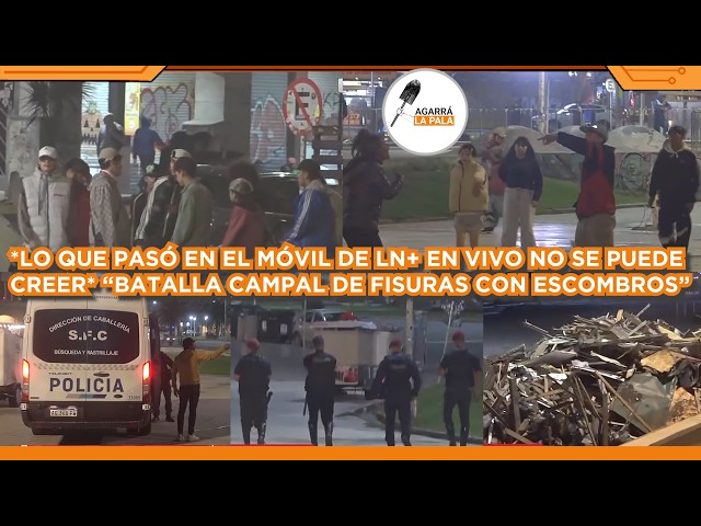 BATALLA CAMPAL DE FISURAS EN EL MÓVIL DE LN+ NO SE PUEDE CREER EN MAR DEL PLATA: "LA CRÍA DE LOS K"