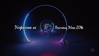 Nighttime at Burning Man 2016