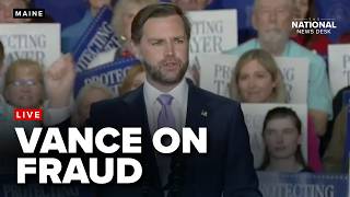 Vice President JD Vance speaks in Maine on the administration’s efforts to combat fraud