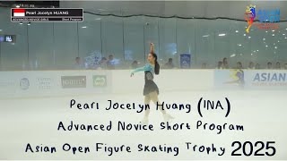Pearl Jocelyn Huang Ina Advanced Novice Short Program Asian Open Figure Skating Trophy 2025