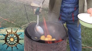 Картошка с мясом в казане! Жареные Ребра пятачка! Казан Мангал. Картошка с мясом в казане! Жареные Ребра пятачка! Казан Мангал.