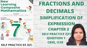 NEW LEARNING COMPOSITE MATHEMATICS CLASS 7 SOLUTIONS CHAPTER 2 EXERCISE 2F| MATHS GRADE | MAMTA MUND