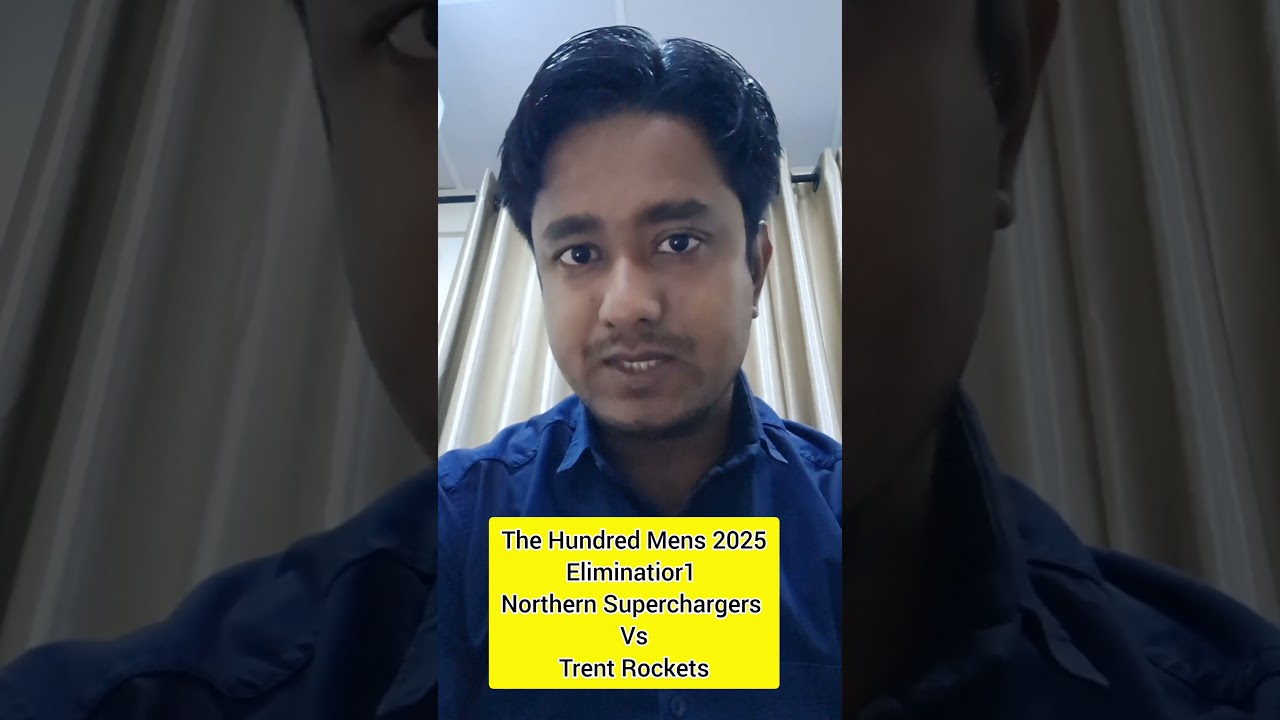 The Hundred Men’s 2025 | Eliminator 1💜 Northern Superchargers 🆚 💛 Trent Rockets