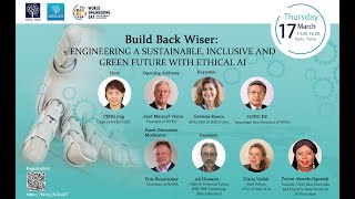 CEIT Webinar Build Back Wiser: Engineering a Sustainable, Inclusive & Green Future with Ethical AI