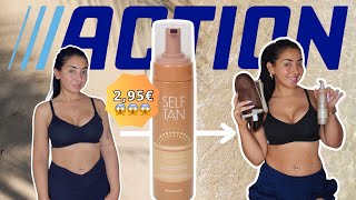J’AI TESTÉ L’AUTOBRONZANT ACTION À 2,95€ 😱 LE MEILLEUR AUTOBRONZANT PETIT PRIX ?