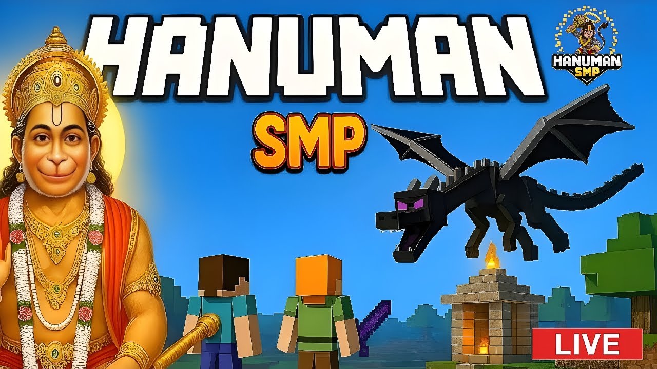 HANUMAN SMP LIVE 🔥 | Minecraft India Ka MAHAKAL SERVER 💥 | WAR, RAMAYAN ...