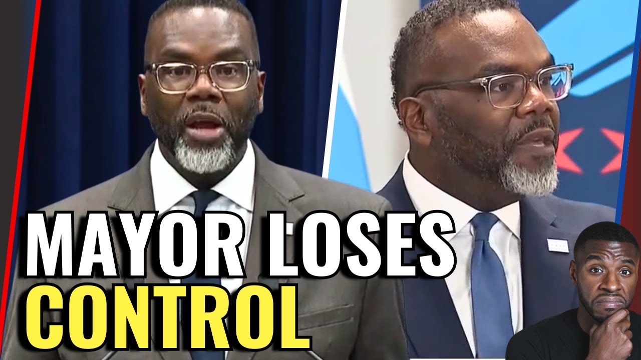 Мэр Чикаго наблюдает за крахом города после того, как после рождественского мероприятия вспыхнула...