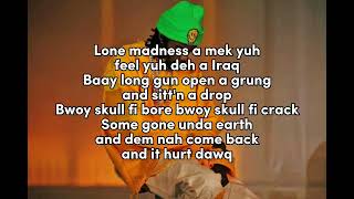 Alkaline - Lone Madness|Lyrics