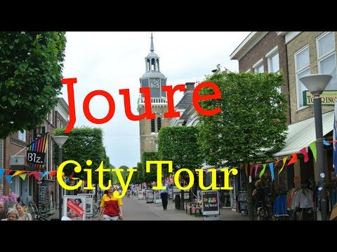 Joure (De Jouwer), Friesland (Fryslân) The Netherlands.. Walking/Cycling (Town Tour) GoPro