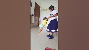 Thumbnail of ennomal nidhiyalle Malayalam movie song| kids trending video| cúte baby video
