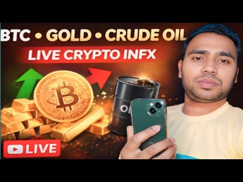 Bitcoin, Gold & Oil Live Trading | Crypto INFXBTC vs Gold