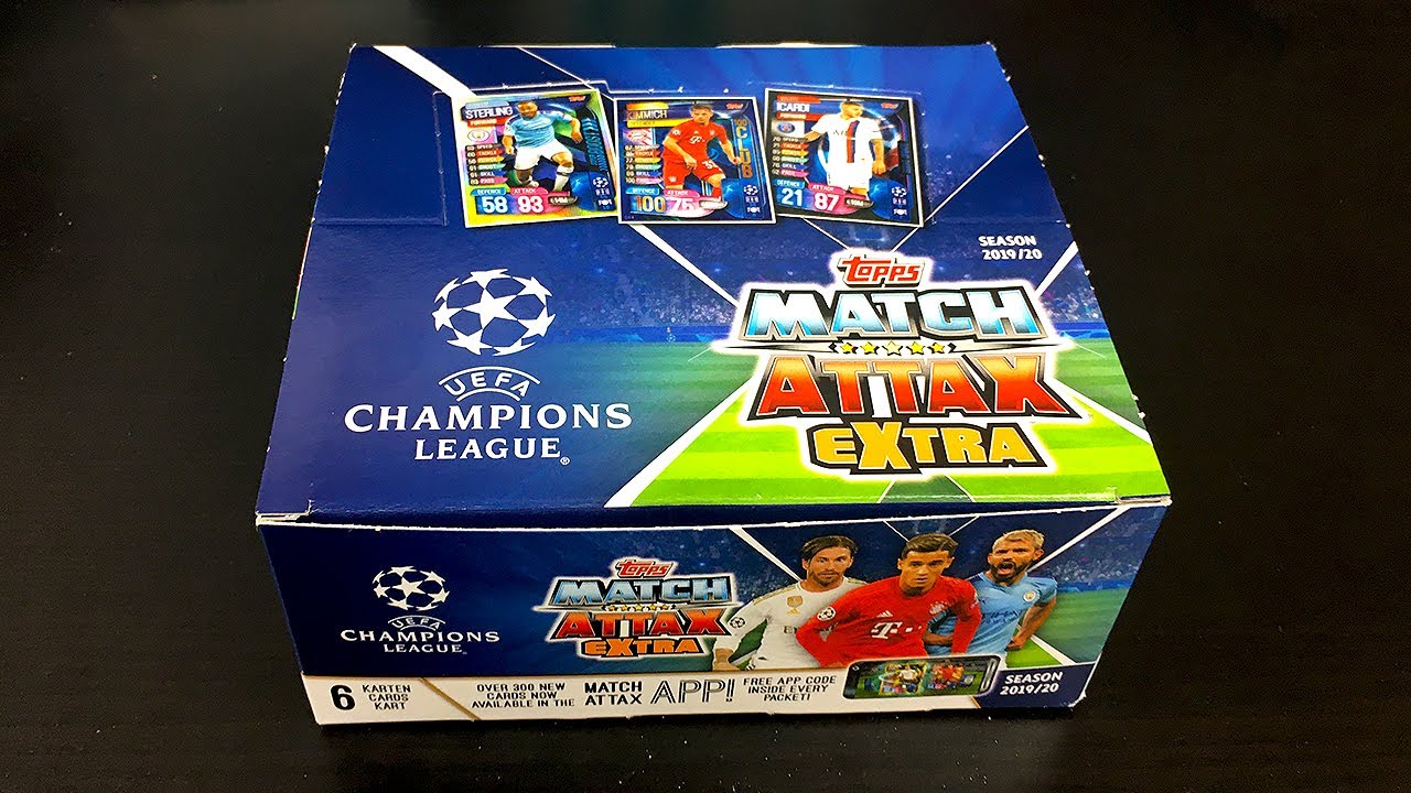 match attax extra booster box Topps UEFA TC 2022/2023 including 4 special cards per pack Booster boxes Match Attax |
