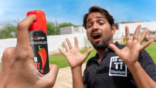 Trying Worlds Hottest Pepper Spray Mr. Indian Hacker