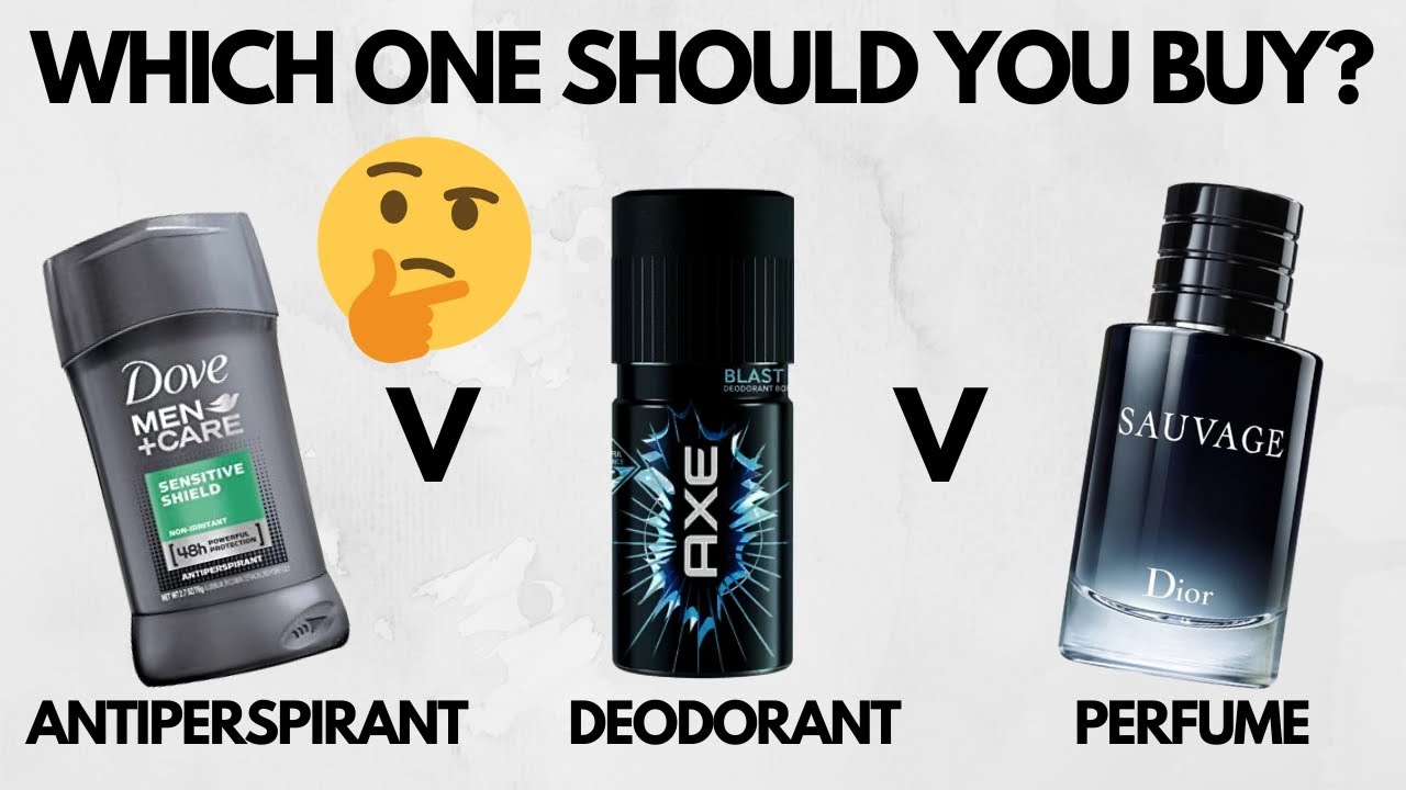 Klappe Indsigtsfuld sortie DEODORANT VS PERFUME VS ANTIPERSPIRANT - YouTube