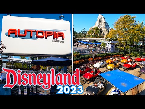 Видео: Autopia Ride в Дисниленд