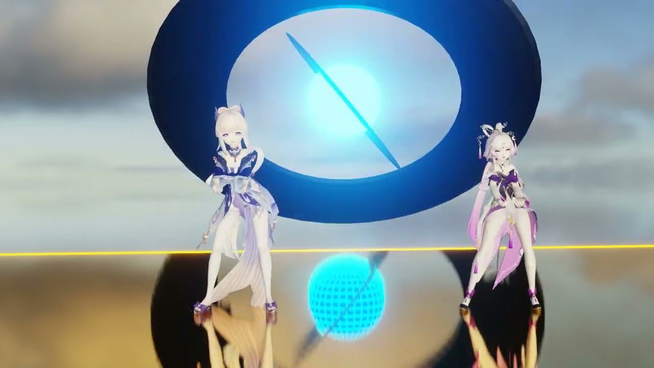 [Genshin Impact & Honkai: Star Rail MMD/Blender] Din Don Dan [Kokomi & Fu Xuan]