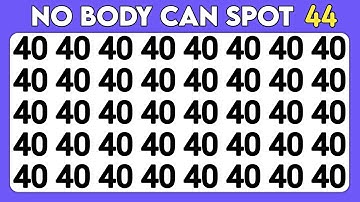 Snelle ogentest 👀 | Vind de vreemde eend in de bijt - Nummer en later test