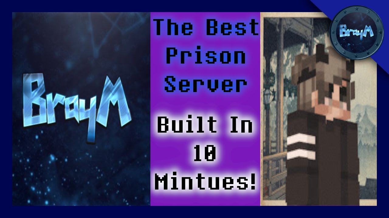Building The Best Prison Server In 10 minutes! | Minecraft Bedrock Edition