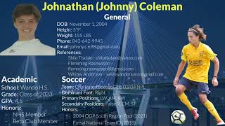 Overall Johnny Coleman Co 2023 Highlight Video