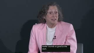 Abigail Disney and Vilas Dhar speak to the future of philanthropy with moderator Brendan Vaughn