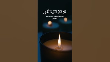 [سورة السجدة: الآية 16 و17].....#quran #قرآن #muslim #muslimah #islam #islamic #quranverses #آيات
