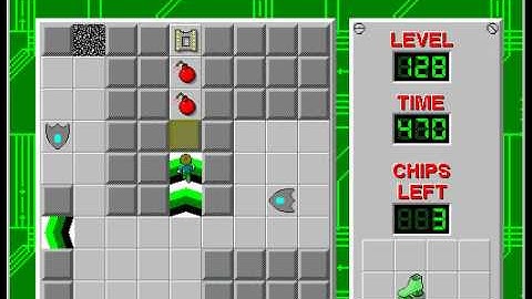 CCLP3 level 128 solution - 428 seconds