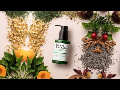 Киснева маска-пінка для обличчя від чорних крапок Some By Mi Bye Bye Blackhead 30 Days Miracle Green Tea Tox, видео 1