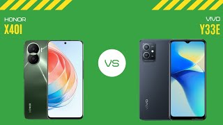 Honor X40i Vs Vivo Y33e