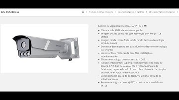 Configurando a LPR Hikvision IDS-TCM403 AI