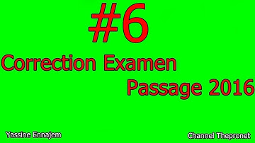 6 - Correction Examen Passage 2016 - V1 -  ( C# -  événementielle ) | DARIJA