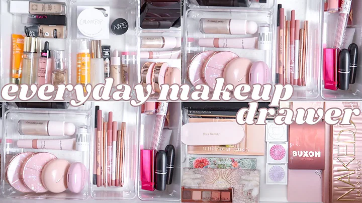 MY EVERYDAY MAKEUP DRAWER MAKEOVER! - *shop my sta...