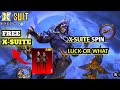 X-SUITE AND ULTIMATE SPIN  LUCK OR WHAT FREE X-SUITE GIVEAWAY