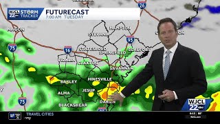 Big weather change arrives Tuesday...details for Southeast Georgia, Lowcountry