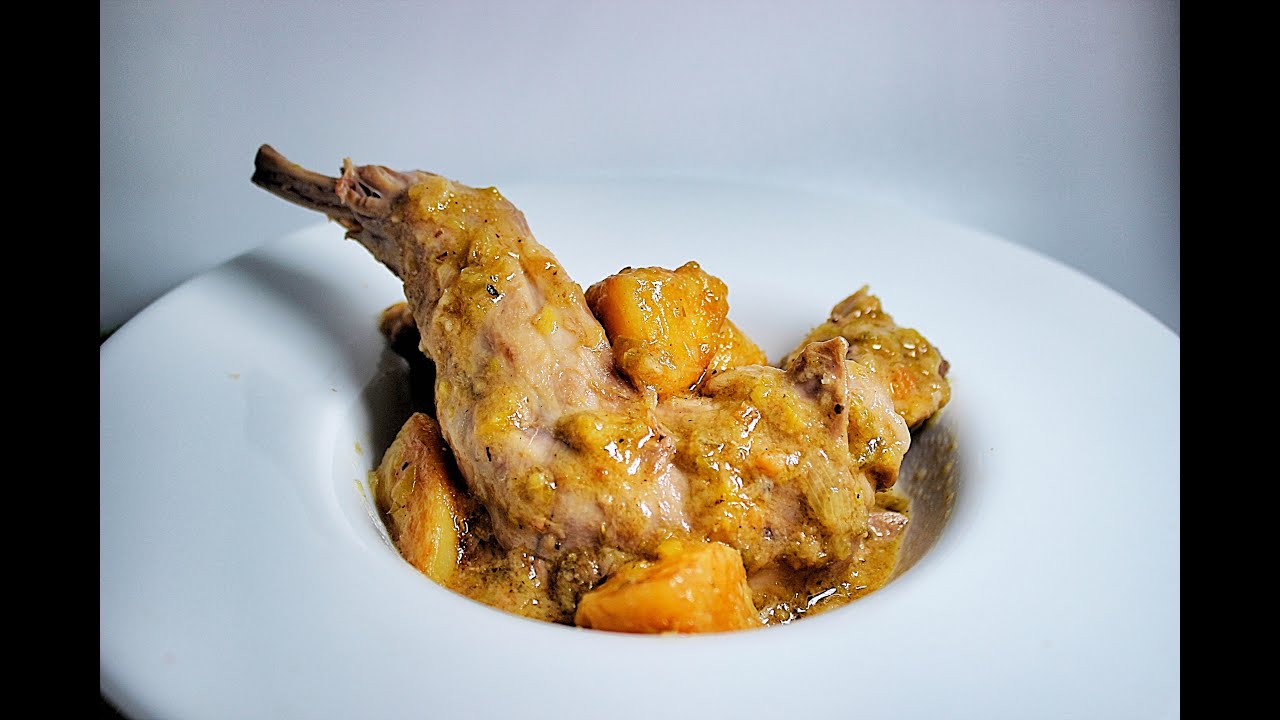 Condumio canario, condumio de conejo, condumio Icod de los vinos, version La cocina de Gibello