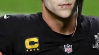 Derek Carr Dressed as Davey Havok From AFI