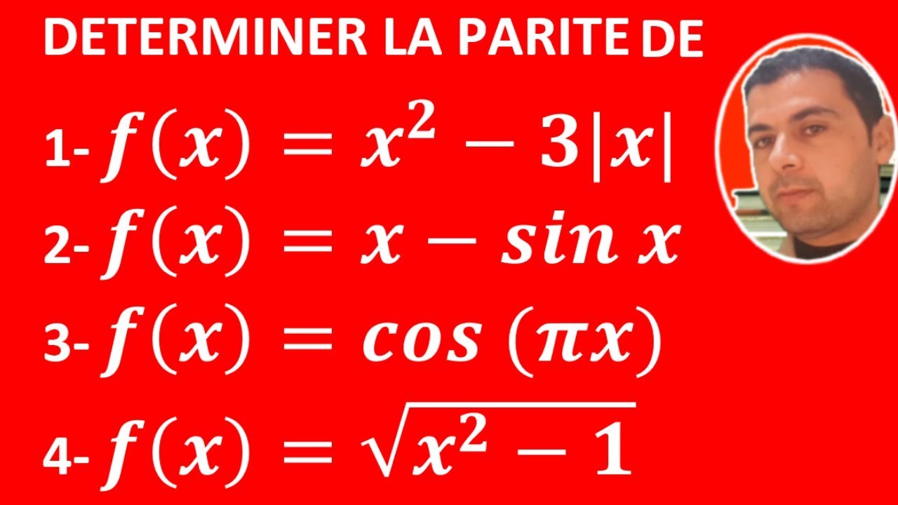 Fonctions numériques Exercice الدوال العددية 2018 تمرين7
