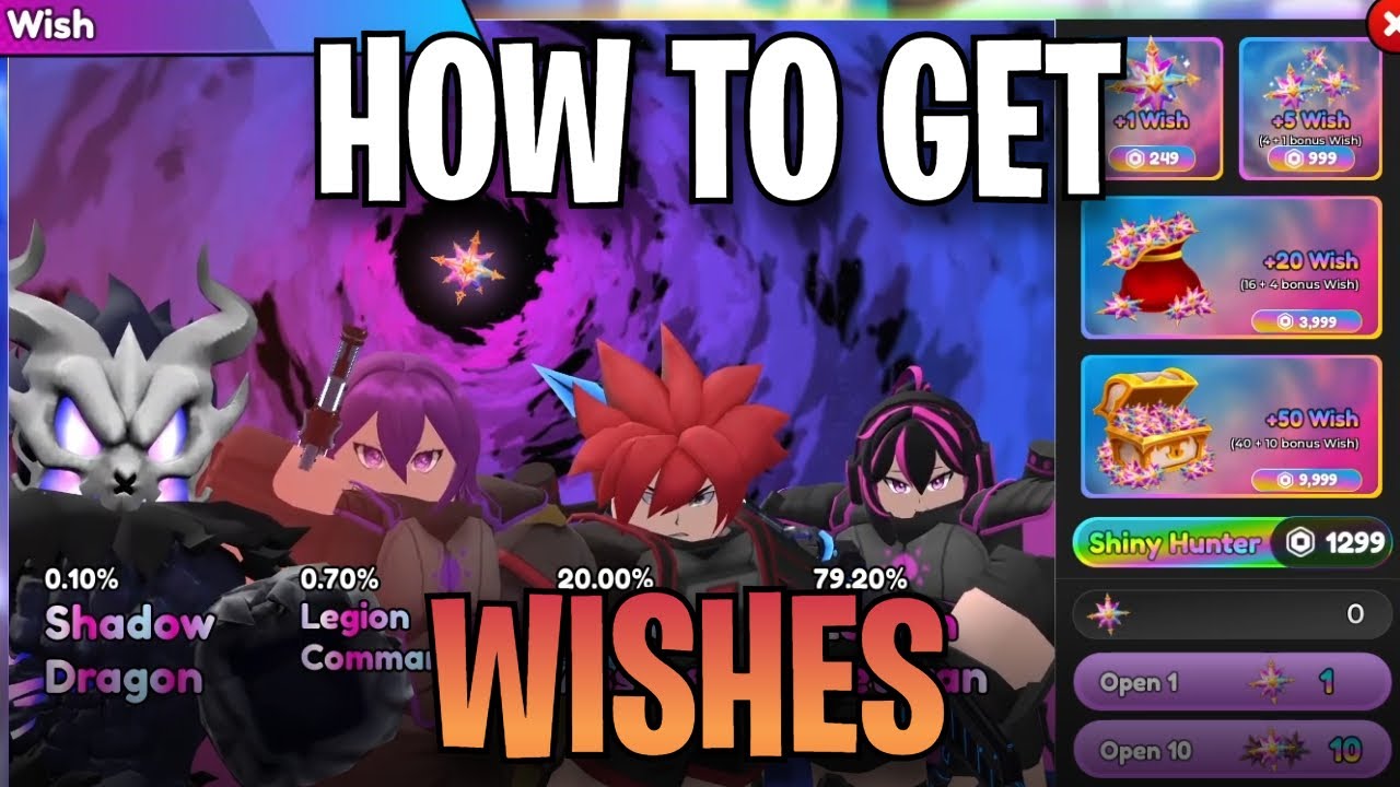 How To Get Wishes Anime Defenders Update 3 - YouTube
