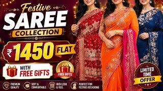 Sarees collection 1450 flat -free shipping -9958101055