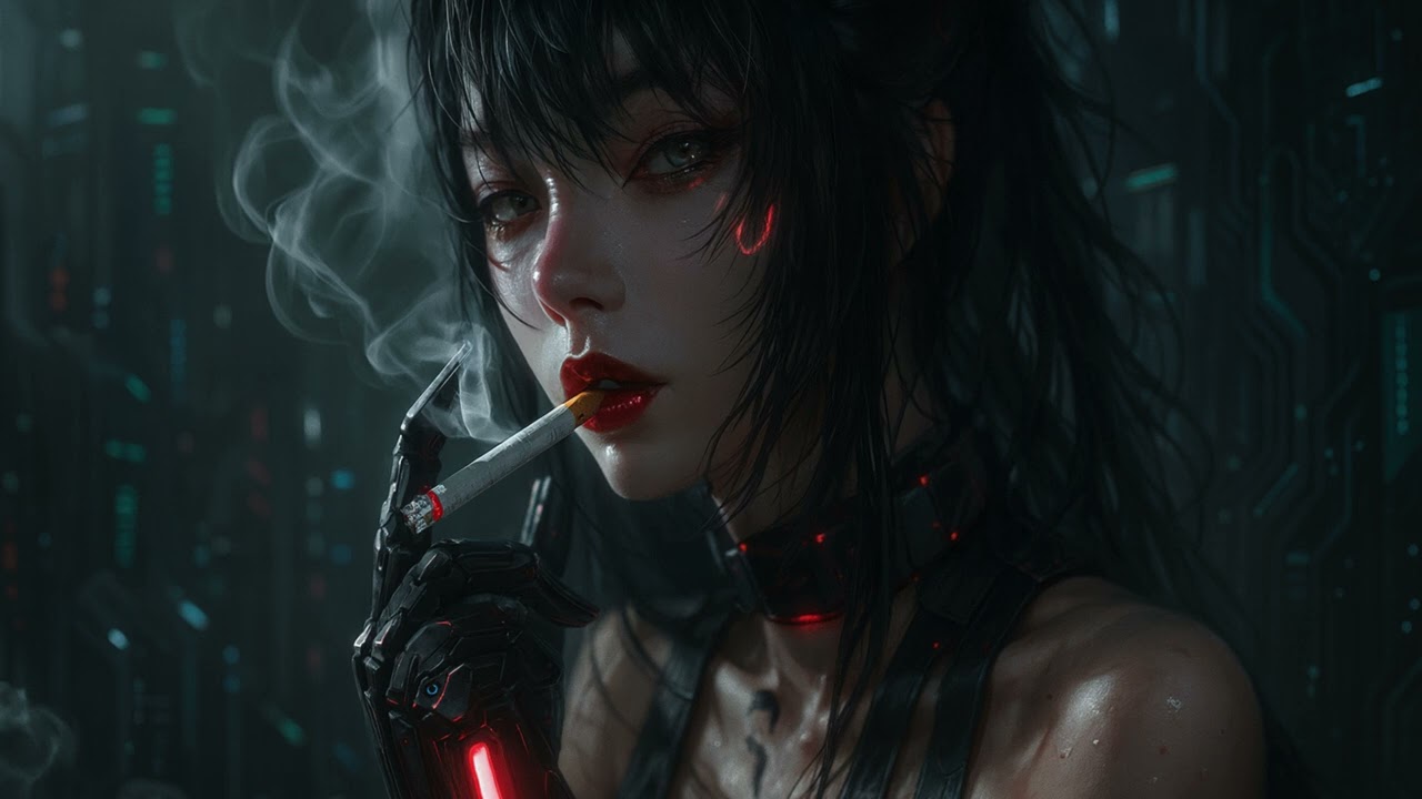 Red Pulse Memory | Cyberpunk Emotional Synthwave | CydoMusic