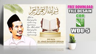 Tutorial #walldecor  Tokoh Ulama' #gusbaha  dengan CorelDraw │ Free Download File Cdr screenshot 2