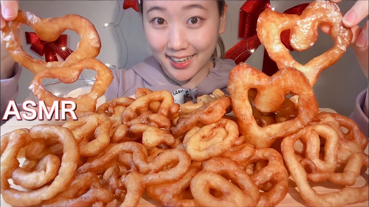 ASMR ぐるぐるポテトFrench fries 감자 튀김【咀嚼音/大食い/Mukbang/Eating Sounds】