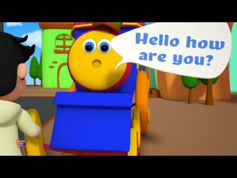밥 기차 | 인사말 노래 | 아기를위한 운율 | 키즈 비디오 | Bob The <strong>Train</strong> | Greeting <strong>Song</strong> | Educational <strong>Song</strong>