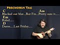 Last Friday Night (Katy Perry) Ukulele Cover Lesson in G with Chords/Lyrics - C Am Em D
